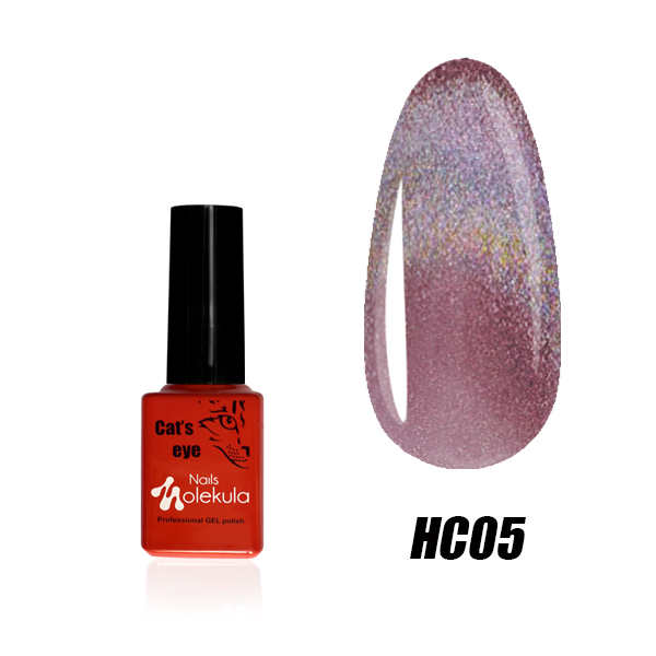 Nails Molekula holographic cat eye gelelakk HC05